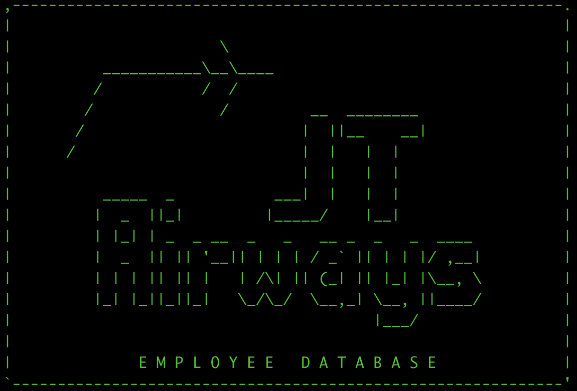Employee Tracker